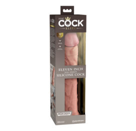 King Cock Elite 11 Inch Dual Density Dildo Light