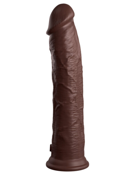 King Cock Elite 11in Dildo Dual Density Brown, Pipedream