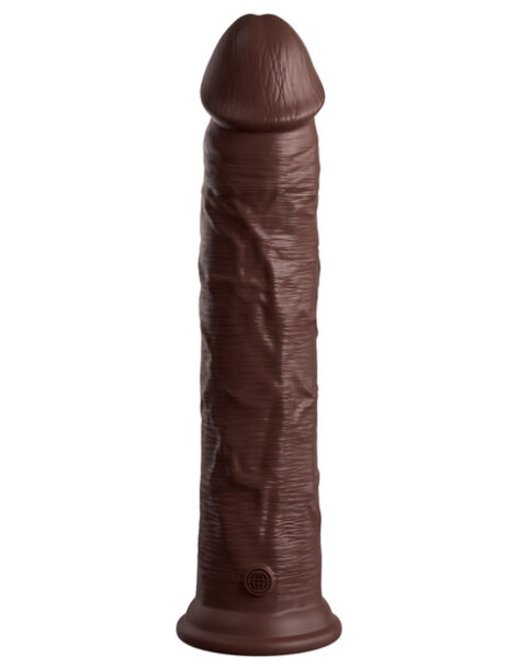 King Cock Elite 11in Dildo Dual Density Brown, Pipedream