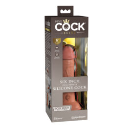 King Cock Elite 6 Inch Dual Density Dildo Tan