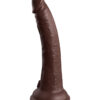 King Cock Elite 7 Inch Dual Density Dildo Brown