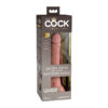 King Cock Elite 7 Inch Dual Density Dildo Light