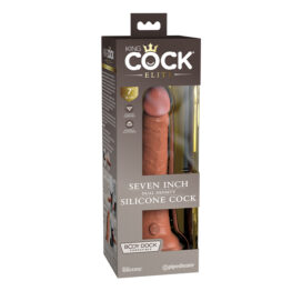 King Cock Elite 7 Inch Dual Density Dildo Tan