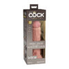 King Cock Elite 8 Inch Dual Density Dildo Light