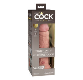 King Cock Elite 8 Inch Dual Density Dildo Light