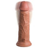 King Cock Elite 8in Dildo Vibe Silicone w/Suction Cup Tan