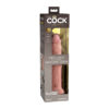 King Cock Elite 9 Inch Dual Density Dildo Light