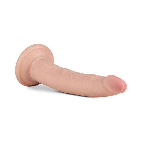 7" Jack Dildo Au Naturel w/Suction Cup Vanilla, Blush