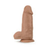 Chub Dildo Au Naturel 10in w/Balls Mocha, Blush