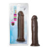 Jackson Au Naturel 9in Sensa Feel Dildo Chocolate