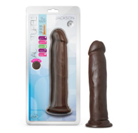 Jackson Au Naturel 9in Sensa Feel Dildo Chocolate