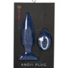 Sensuelle Andii Roller Motion Butt Plug Navy Blue