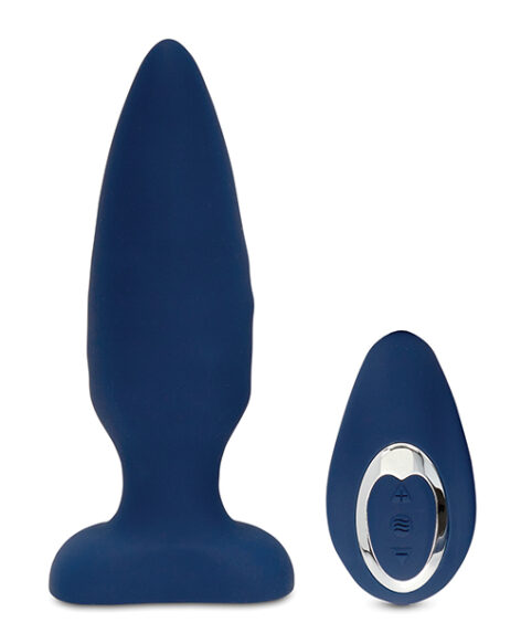 Sensuelle Andii Roller Motion Butt Plug Navy Blue