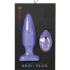 Sensuelle Andii Roller Motion Butt Plug Ultra Violet