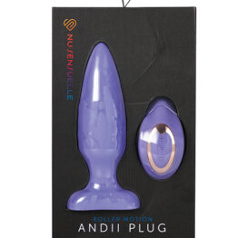 Sensuelle Andii Roller Motion Butt Plug Ultra Violet