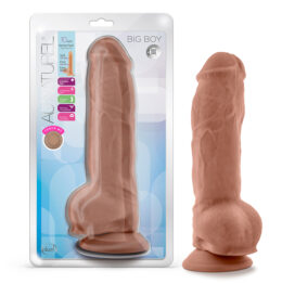 Big Boy Au Naturel 10in Dildo w/Balls Mocha