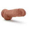 Big Boy Dildo Au Naturel 10in w/Balls Mocha