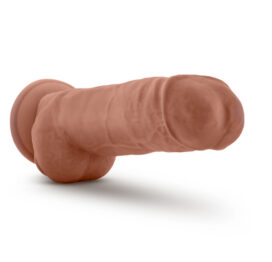 Big Boy Dildo Au Naturel 10in w/Balls Mocha Big Boy Dildo Au Naturel 10in w/Balls Mocha