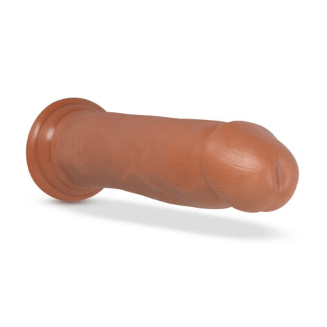 Carlos Dildo Au Naturel 9in Mocha, Blush