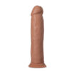 Carlos Dildo Au Naturel 9in w/Suction Cup Mocha, Blush