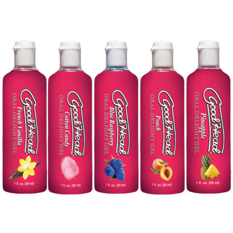 GoodHead Oral Delight Gel 5 Pack, Doc Johnson