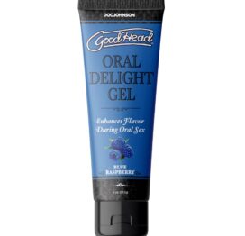 GoodHead Oral Delight Gel Blue Raspberry 4oz, Doc Johnson