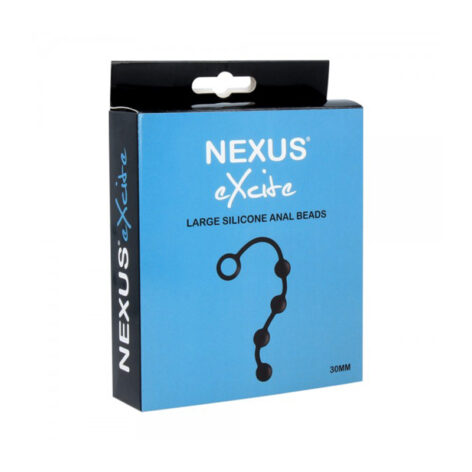 Nexus Excite Anal Beads Large Silicone Black