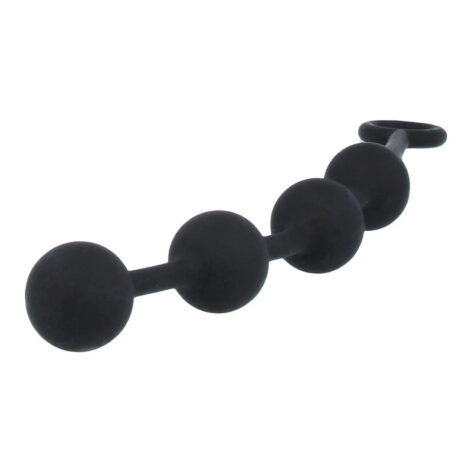 Nexus Excite Anal Beads Medium Silicone Black