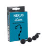 Nexus Excite Anal Beads Medium Silicone Black