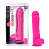 Big John Au Naturel Bold 11in Dildo w/Balls Pink