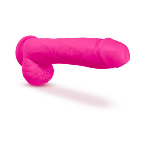 Bold Huge Dildo Au Naturel 10in w/Balls Pink, Blush