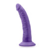 Bold Jack Dildo Au Naturel 7in w/Suction Cup Purple, Blush