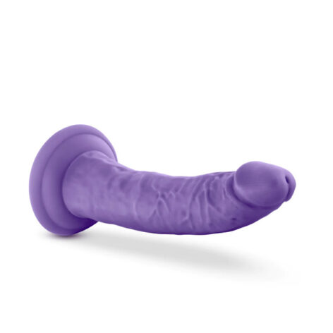 Bold Jack Dildo Au Naturel 7in w/Suction Cup Purple, Blush