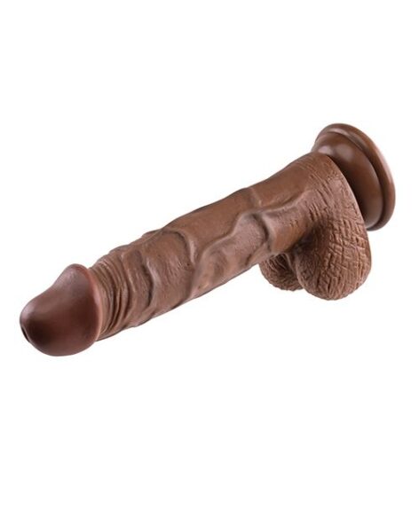 Evolved Realistic Dildo 8 Inch w/Balls Dark