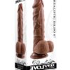 Evolved Realistic Dildo 8 Inch w/Balls Dark