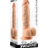 Evolved Realistic Dildo 8in w/Balls Light Beige