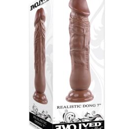Evolved Realistic Dong 7 Inch Dark Brown