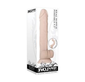Real Supple Poseable 9.5" Dildo Light Beige, Evolved