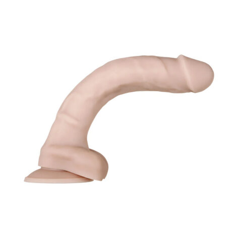 Real Supple Silicone Poseable 10.5in Dildo Beige, Evolved