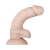 Real Supple Silicone Poseable 6in Dildo Beige, Evolved
