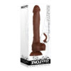 Real Supple Silicone Poseable 8.25" Dildo Dark