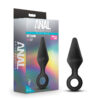 Anal Adventures Loop Plug Large Black, Blush