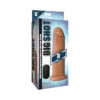 Big Shot 8" Vibrating Dildo Remote w/Suction Cup Beige