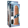 Big Shot 9" Vibrating Dildo Remote Control Beige