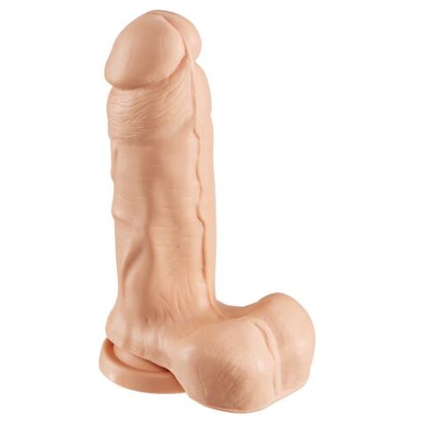 Working Man Your Rock Star 7in Dildo w/Balls Beige, Cloud 9