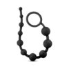 Anal Adventures 10 Anal Beads Silicone Black, Blush