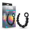 Anal Adventures Beginner Anal Beads Silicone Black