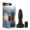 Anal Adventures Drive Plug Silicone Vibe Black