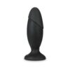 Anal Adventures Rocket Plug Silicone Black, Blush