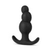 Anal Adventures Stacked Plug Silicone Black, Blush